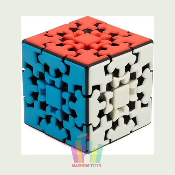 Gear Cube 3x3 Stickerless Cube Speed Cube Magic Cube Toy