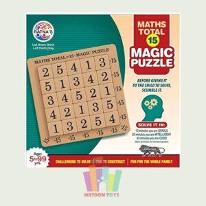 Ratna's Magic Puzzle Maths Total 15