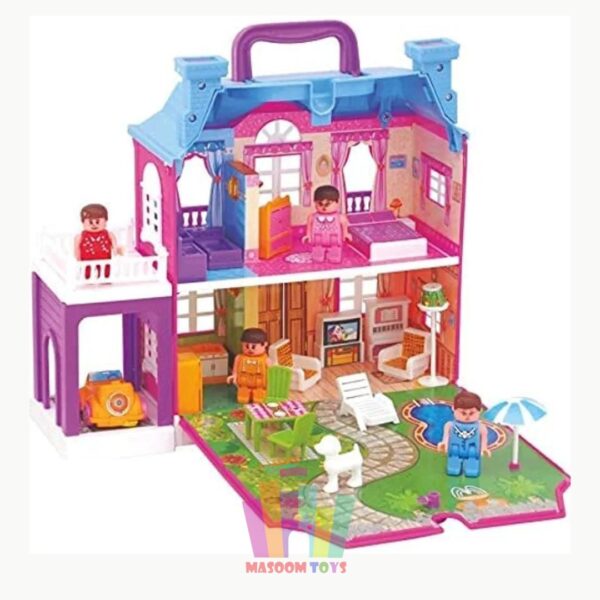 Toyzone Dream Palace Doll House(40 Pcs)