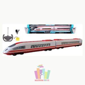 Remote Control High Speed Bullet Train Set with Realistic LED Light 79 cm (31") Long Simulation Metro Train Model Toy for Kids