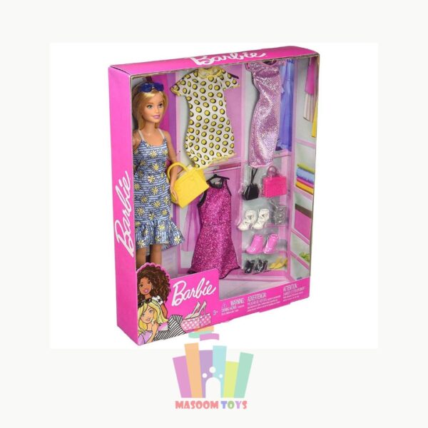 Barbie Party Fashion Doll with Accessories for Kids