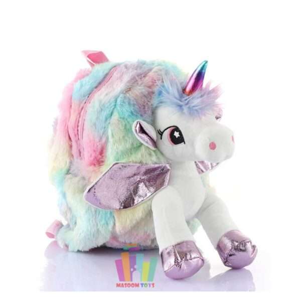 Unicorn Face Soft Backpack