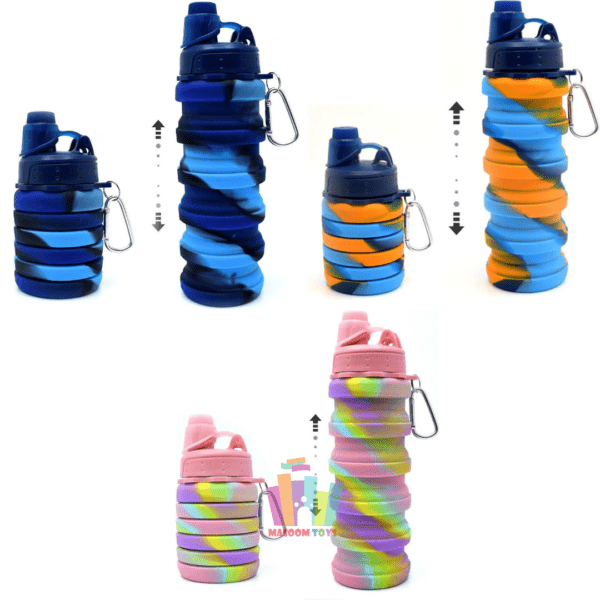 Expandable Silicone Sipper Water Bottle