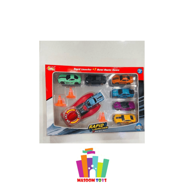 Metal Die Cast Car With Rapid Launcher
